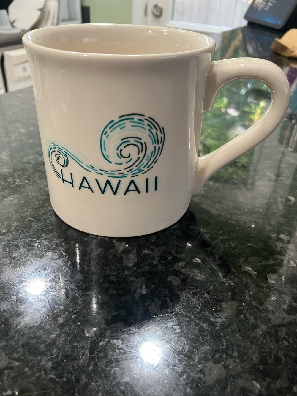 Starbucks Hawaii Mug with Teal Wave